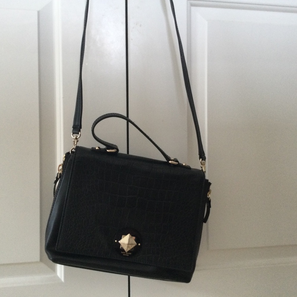 Kate Spade Crossbody Black Leather Bag